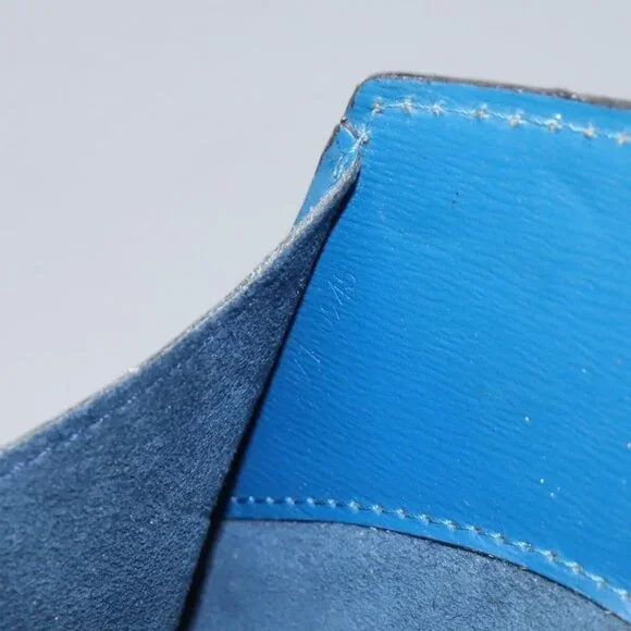 Authentic LOUIS VUITTON Epi Cluny Shoulder Bag Blue M52255 LV